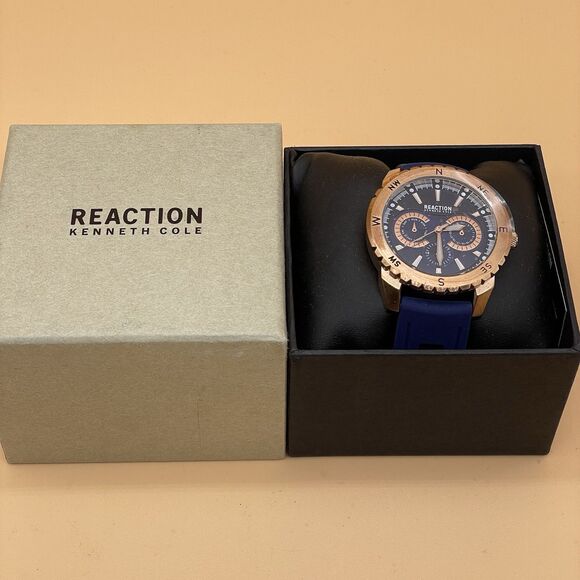 Kenneth Cole Reaction SR626SW Men Stainless Steel Analog Dial Quartz Watch - Picture 16 of 16